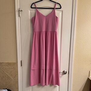 Athleta Pink Midi Dress